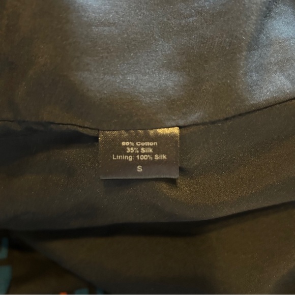 Jenni Kayne Silk Marine Pocket Blazer Aztec Print - Picture 6 of 9